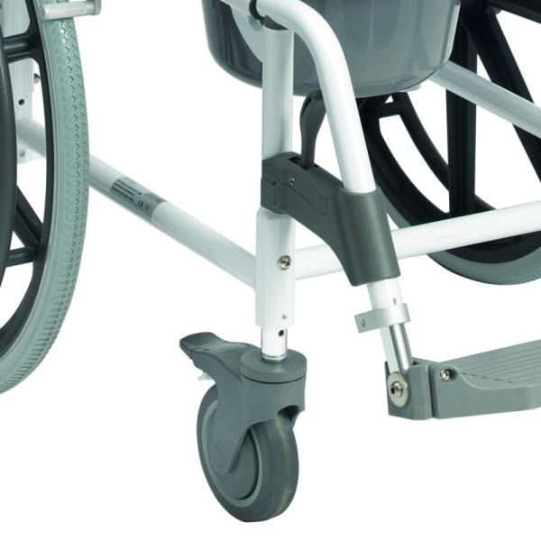 Drive Medical Dusch-Toilettenrollstuhl ASTON 24" Räder